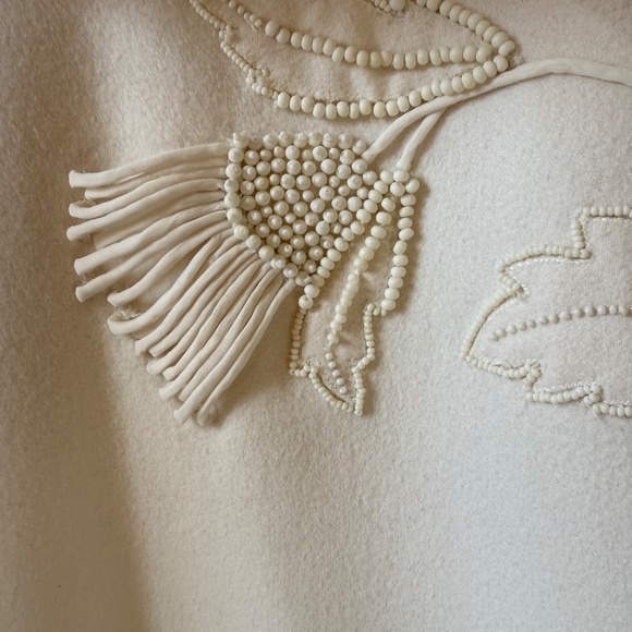 Valentino Macramé Embroidered Cape Coat – Size IT 42 (US 6–8) - Picture 2 of 5